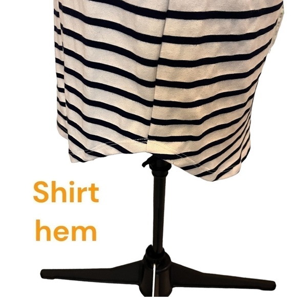 Monteau Breton Stripe Jersey Pull Over Dress (Wardrobe Essential) - Picture 9 of 11